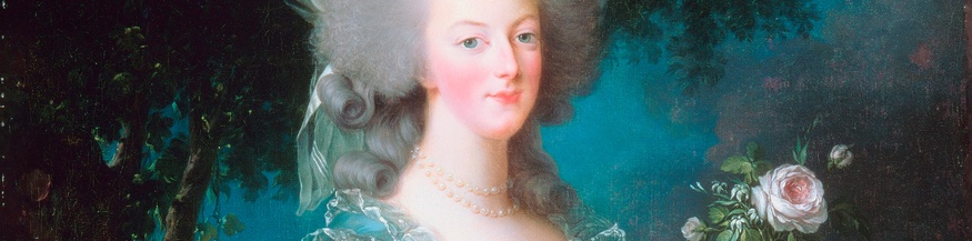 Gemälde von Marie Antoinette, 1783 (Ausschnitt)
