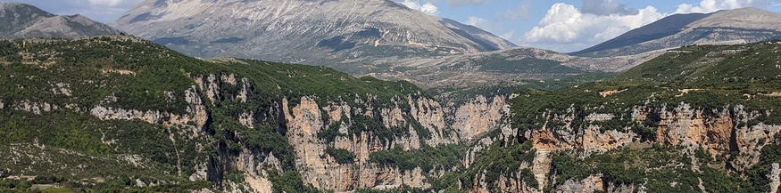 Gebirgsplateau von Nivica, Albanien