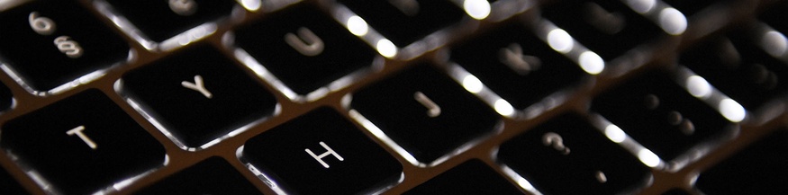 Eine Computertastatur