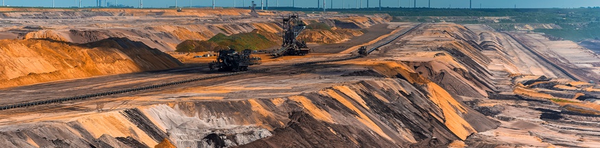 Kohle-Tagebau Garzweiler in Nordrhein-Westfalen