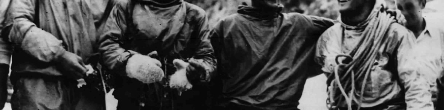 Objekt Objekt  Titel     Erstbesteigung der Eiger-Nordwand am 26. Juli 1938: Heinrich Harrer (Graz), Fritz Kasparek (Wien), Andreas Heckmair (Traunstein) und Ludwig Vörg (München).
