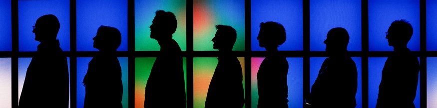 Silhouetten aller Spielräume-Redaktionsmitglieder