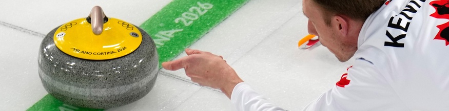 Olympia 2026: Marc Kennedy beim Curling-Wettbewerb