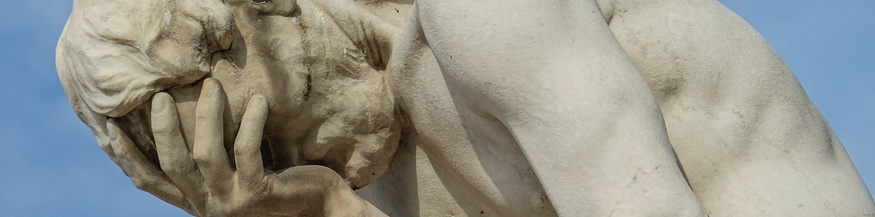 Paris, Statue von Kain (Kain und Abel) von Vidal Henri im Jardin des Tuileries