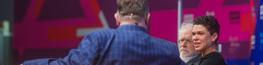 Martin Haidinger, Anton Zeilinger und Marissa Giustina