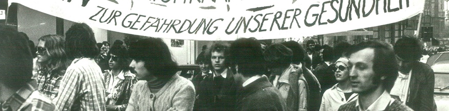 Demonstration gegen die Inbetriebnahme des Atomkraftwerkes Zwentendorf in Wien, 1977