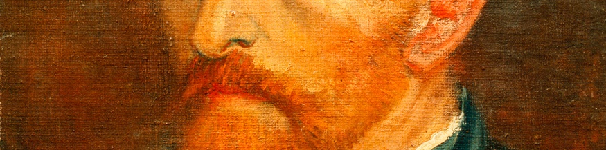Van Gogh, Selbstbildnis, um 1884/85