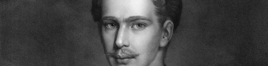 Franz Joseph I, 1854 (Ausschnitt einer Lithografie von Johann Georg Schreiner)