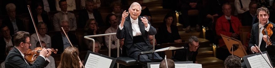 Herbert Blomstedt dirigiert Anton Bruckners Symphonie Nr. 7 E-Dur, Berliner Philharmoniker