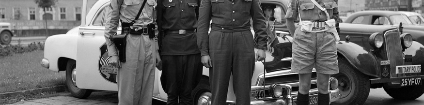 Interalliierte Militärpatrouille ('Vier im Jeep'): am Tag der Auflösung der Institution.