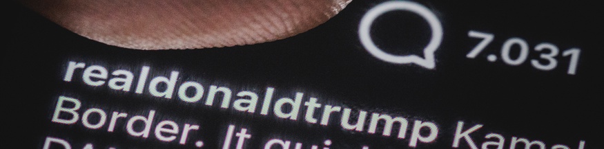 Twitter Nachricht von realdonaldtrump
