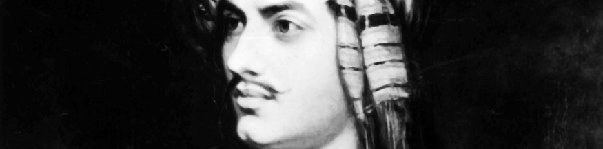 Lord Byron in albanischer Tracht