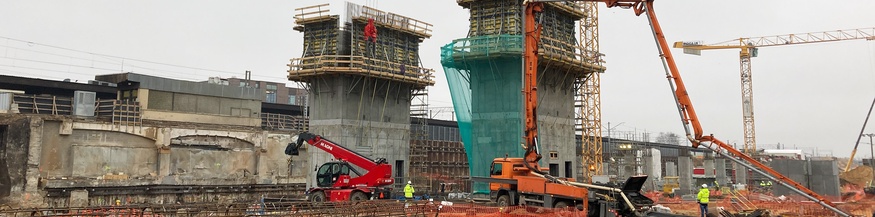 Jahrhundertprojekt Rail Baltica: Baustelle in Riga, Hauptbahnhof