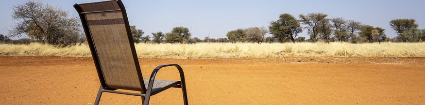 Outdoor-Sessel in Outjo, Namibia