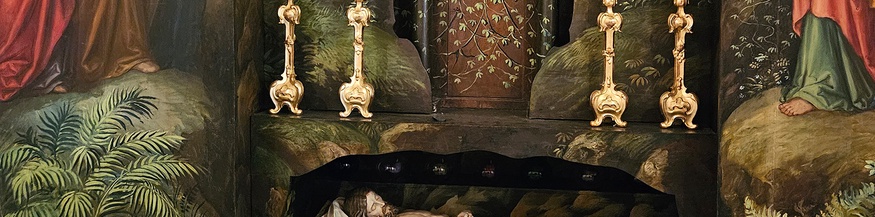 "Heiliges Grab" in der Pfarrkirche Straning