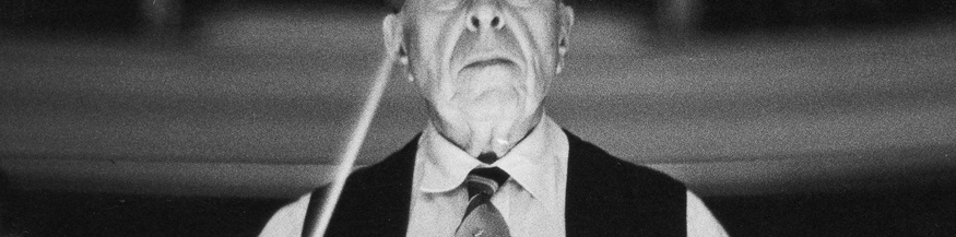 Robert Stolz dirigiert seine Operette "Frühjahrsparade", März 1964