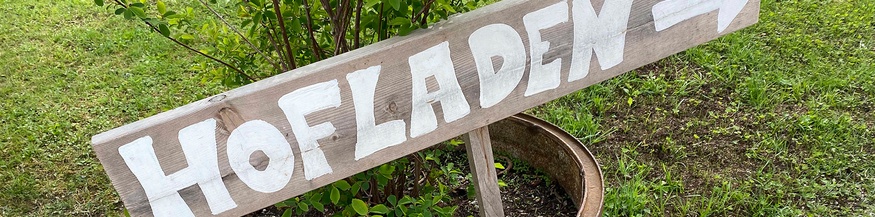 Hofladenschild