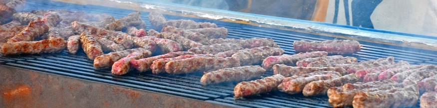 Cevapcici, Cevape auf dem Grill