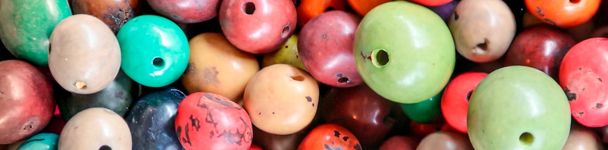 Bunte Perlen
