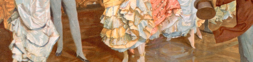 Tanzszene im Biedermeier