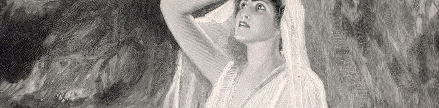 "Alceste" von Christoph Willibald Gluck, Holzstich (Ausschnitt)