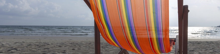 Sonnenstuhl am Strand