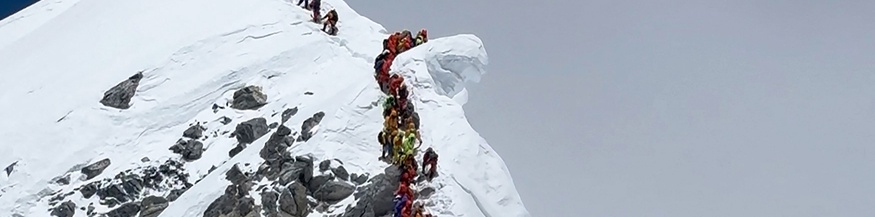 Rush-Hour: Mount-Everest-Gipfelanstieg, Mai 2026