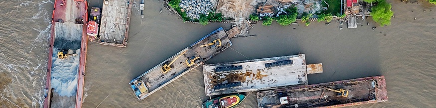 Frachtschiffe in Guyana