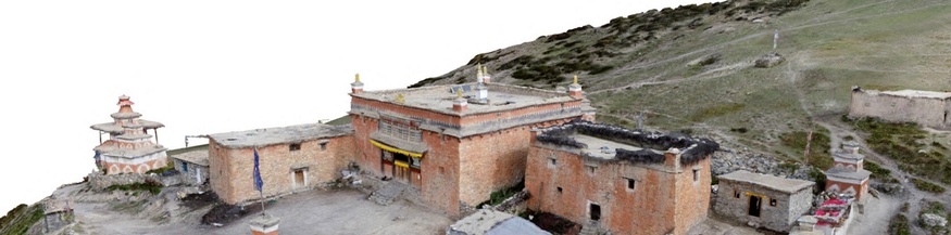 Ein Modell des Shey-Ensembles, basierend auf 3D-Vermessungen der TU Graz