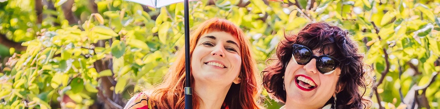 Golnar Shahyar und Anna Anderluh