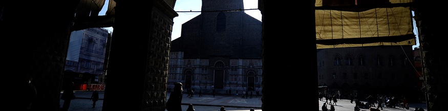 Piazza Grande in central Bologna.
