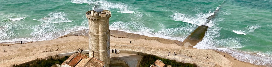 Ile de Re, Leuchtturm an der Küste