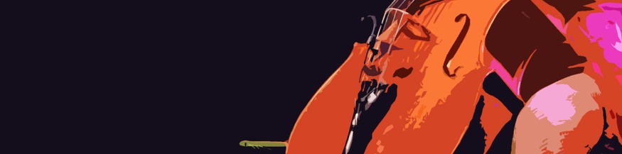 Stilisierte Cellistin