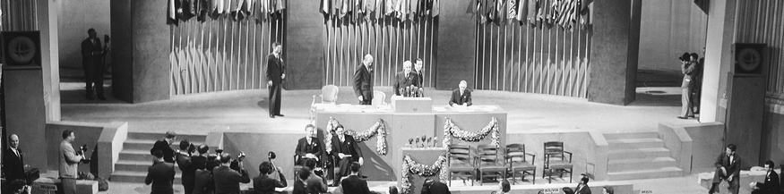 Unterzeichnung der Charta der Vereinten Nationen, 26. Juni 1945