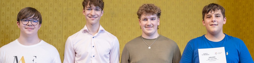 Jonas Taschler, Posaune; Levente Bubreg, Fagott; Lukas Grum, Flöte; Samuel Neubauer, Klarinette