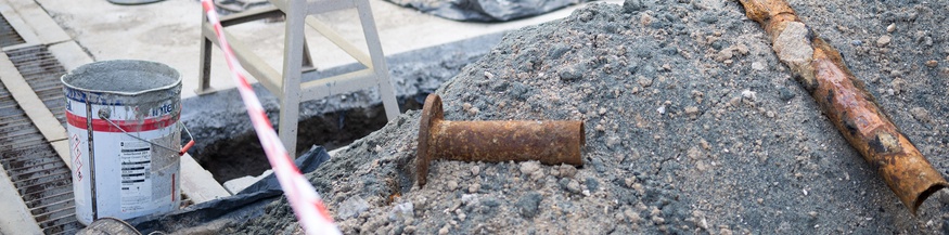 Baustelle in der Ukraine