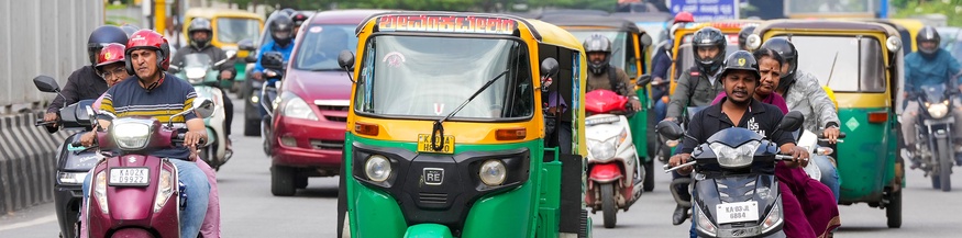 Verkehrssituation in Bangalore