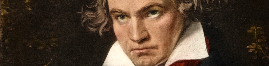 Beethoven, Gemälde (Ausschnitt)