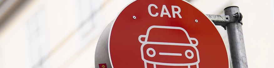 Carsharing-Schild in Wien