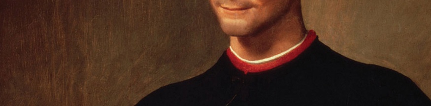 Niccolò Machiavelli, Ausschnitt eines Gemäldes
