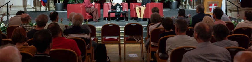 Marlene Nowotny mit Florian Stuker und Gudrun Schach