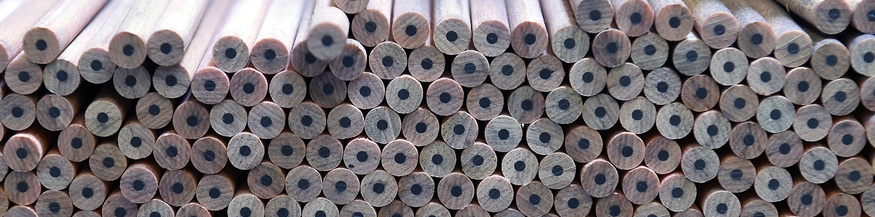 Gestapelte Bleistifte