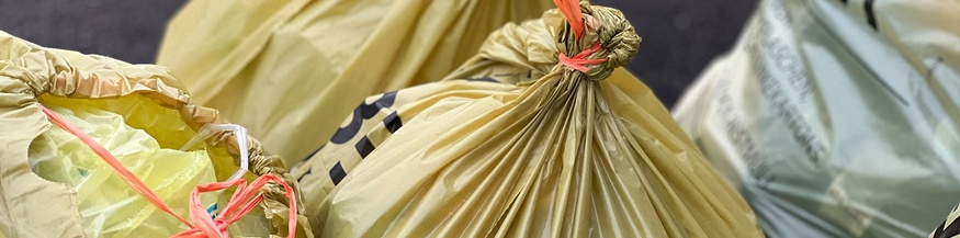 Gelbe Säcke: Plastikmüll