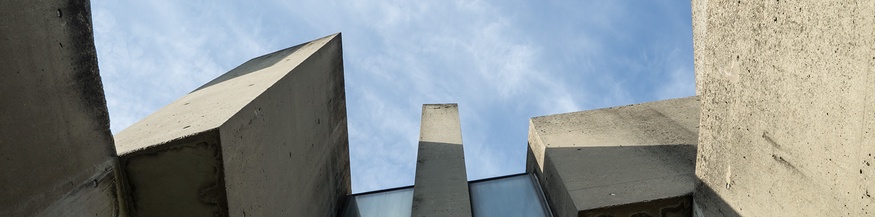 Betonfassade der Wotrubakirche