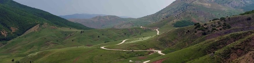 Landschaft in der Nähe von Tunceli, Dersim Berge
