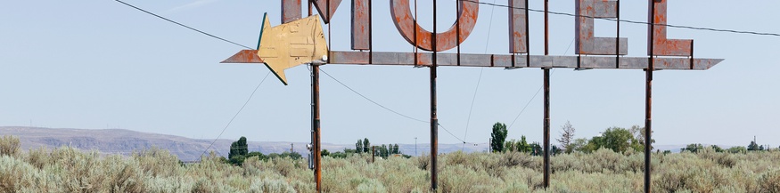 Vintage-Motel-Schild in den USA