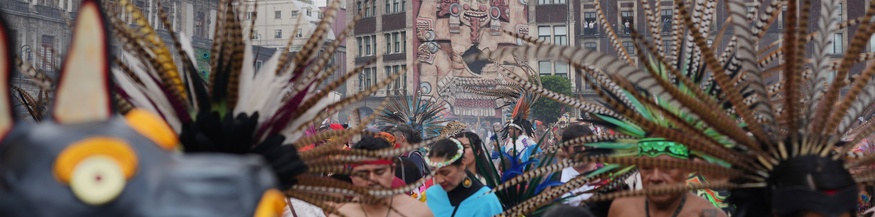 Menschen in Mexiko City