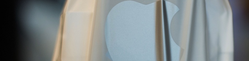 Eine Einkaufstasche von Apple