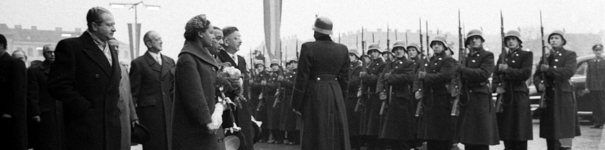 Staatsbesuch von Kaiser Haile Selassie I. in Wien, 1954