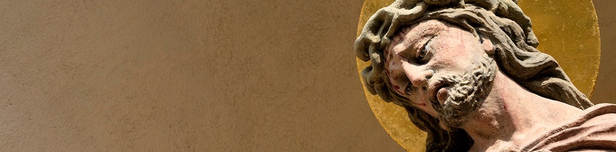 Gefesselter Christus mit Dornenkrone, Christusstatue in Eggenburg